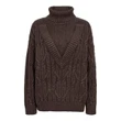 Co'Couture Trui Row Bruin 1