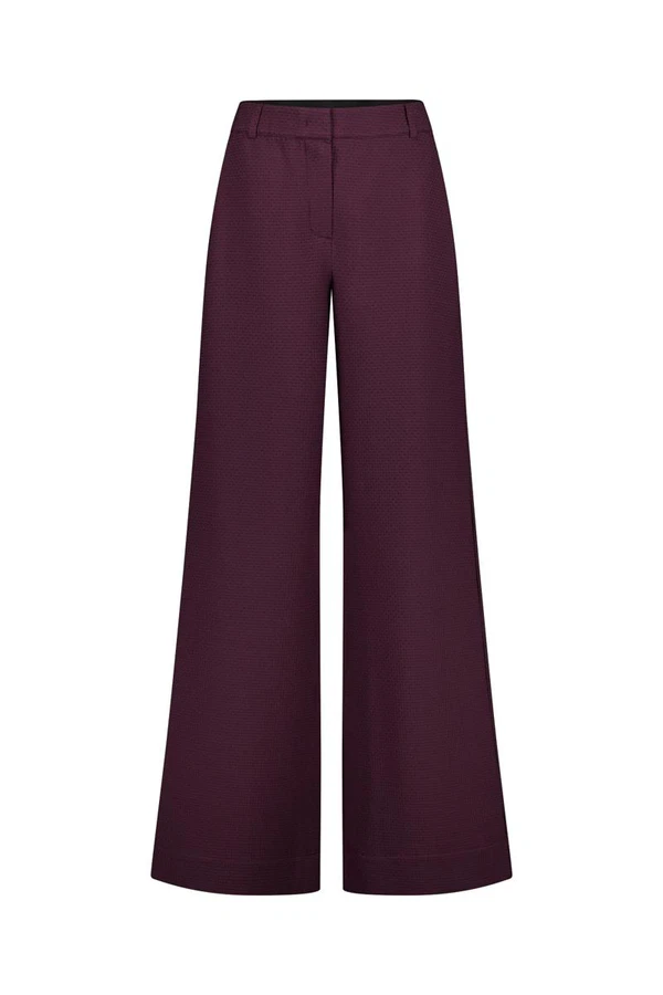 Studio Anneloes Pantalon Alexie waffle tro Paars 1