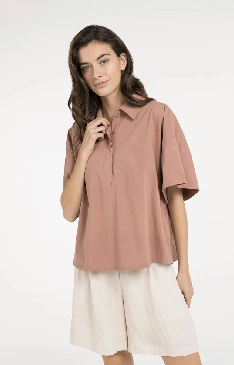 YAYA Blouse 01-201220-605 Roze 1