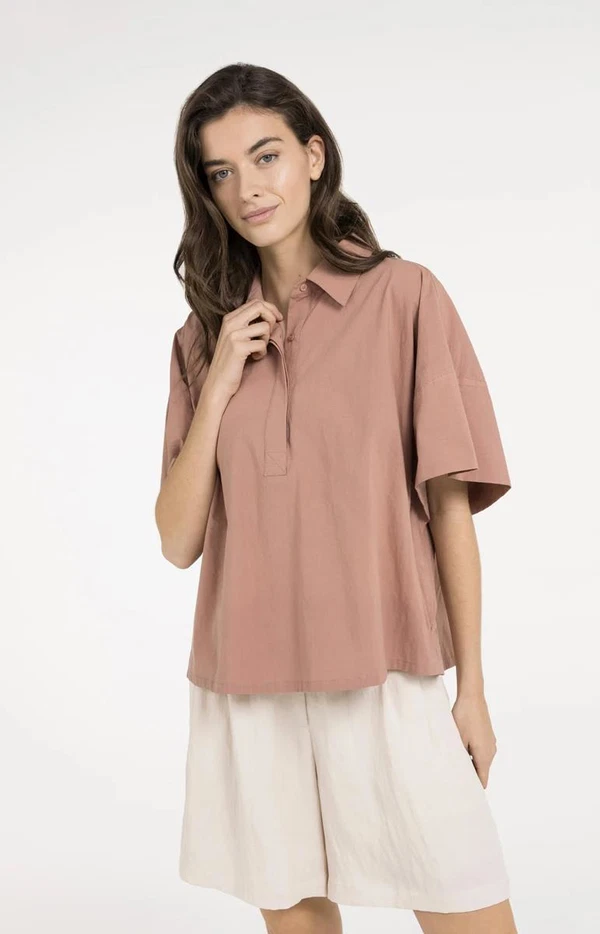 YAYA Blouse 01-201220-605 Roze 1