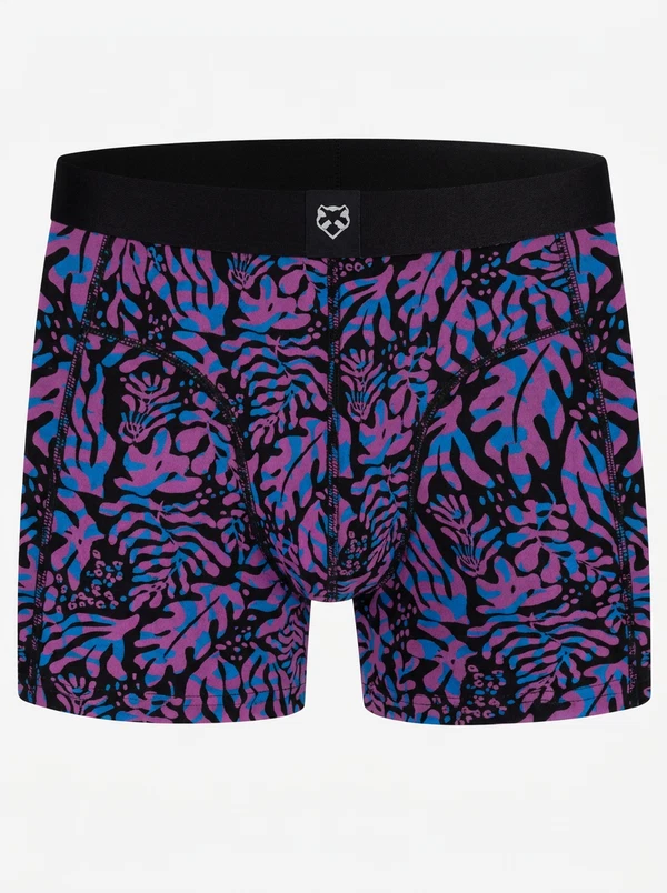 A-dam Boxershort Black Leafs Zwart 1