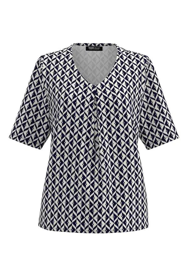 Frank Walder Blouse NOS716430 Blauw 1