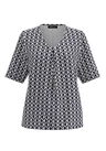 Frank Walder Blouse NOS716430 Blauw 1