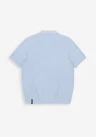 Butcher of Blue Polo Boucle Blauw 4