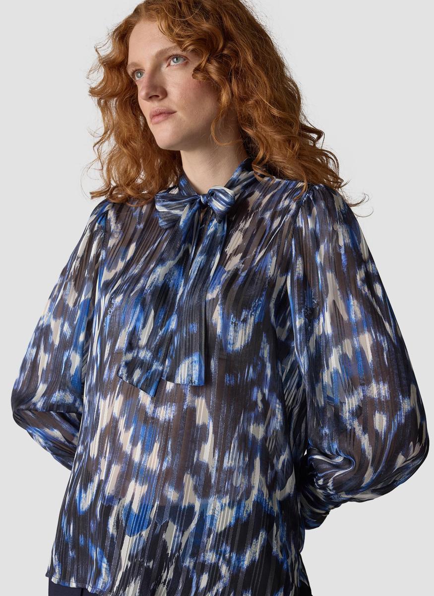 LeComte Blouse 55-631101 Blauw 1