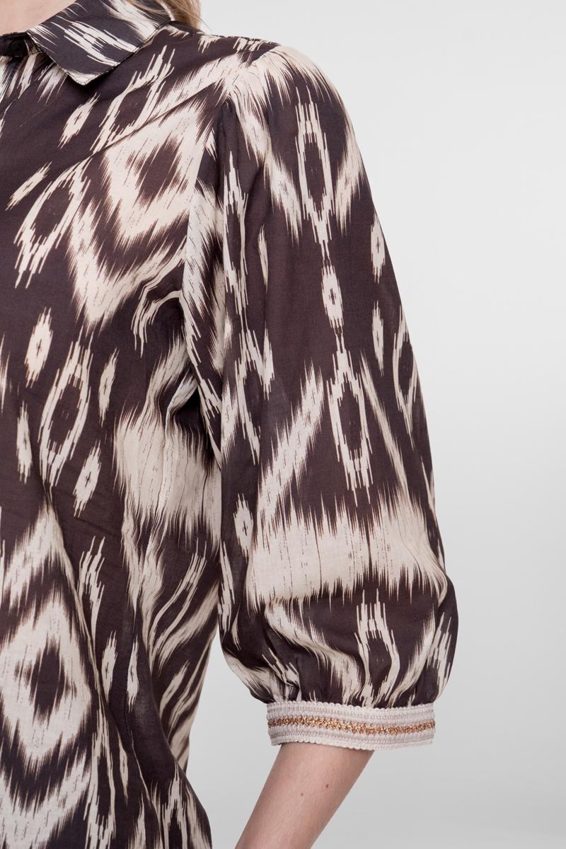 Geisha Blouse 63465-20 Bruin 5