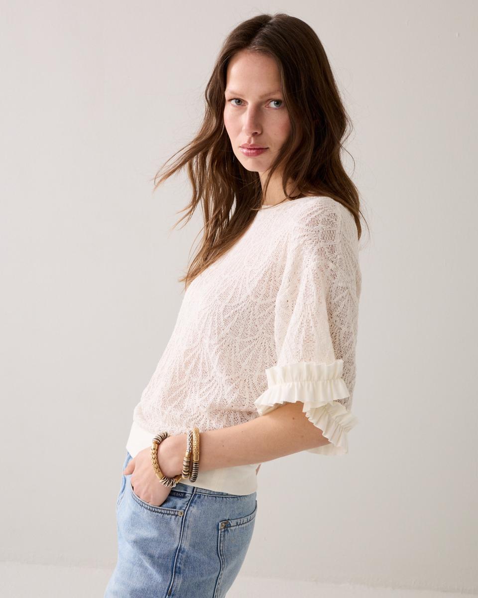 Summum Blouse 3s5297-30757 Off-White 4