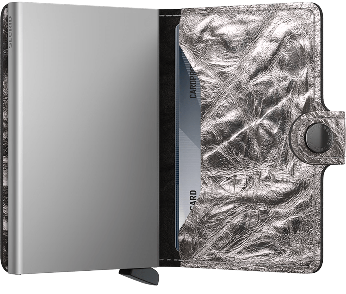 Secrid Miniwallet Crunch Silver Zilver 2