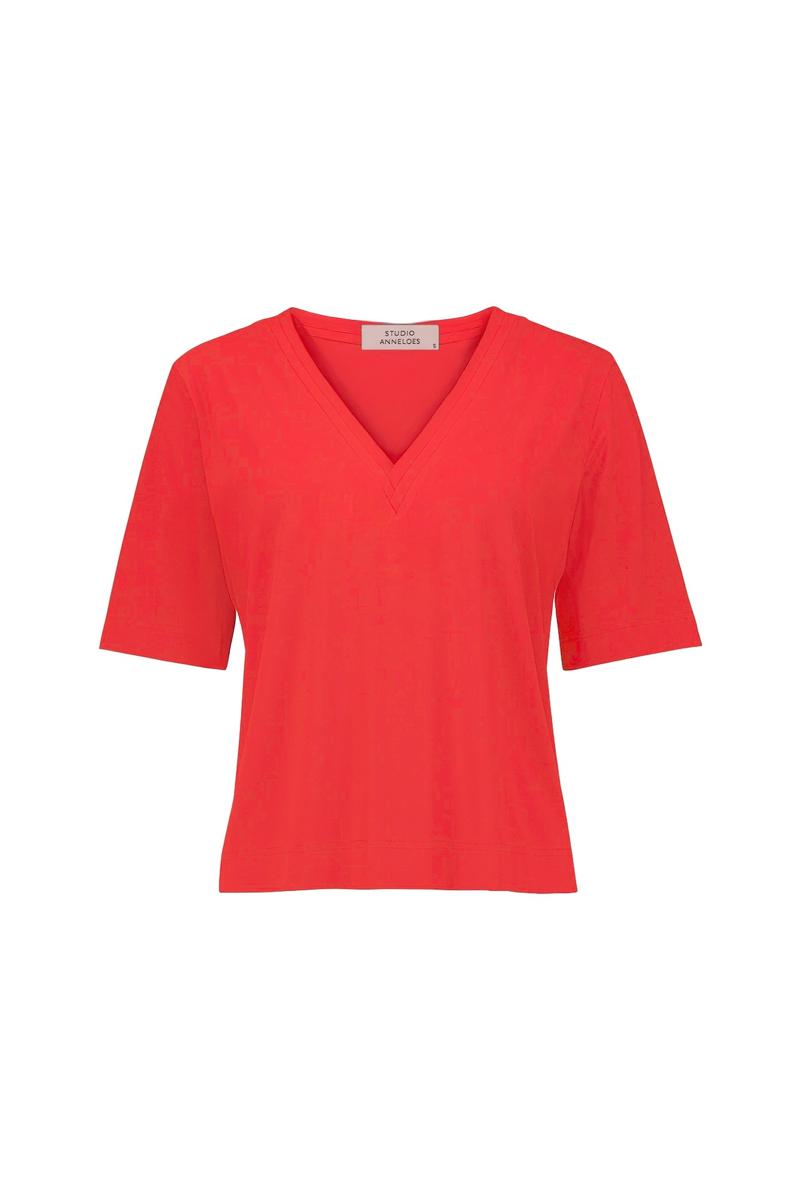 Studio Anneloes T-Shirt Inge travel tee Rood 1