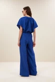 By-Bar Pantalon Celin Gloss Blauw 3