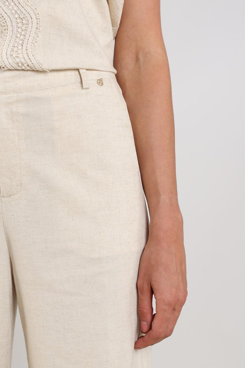 NUKUS Pantalon Eline Beige 5