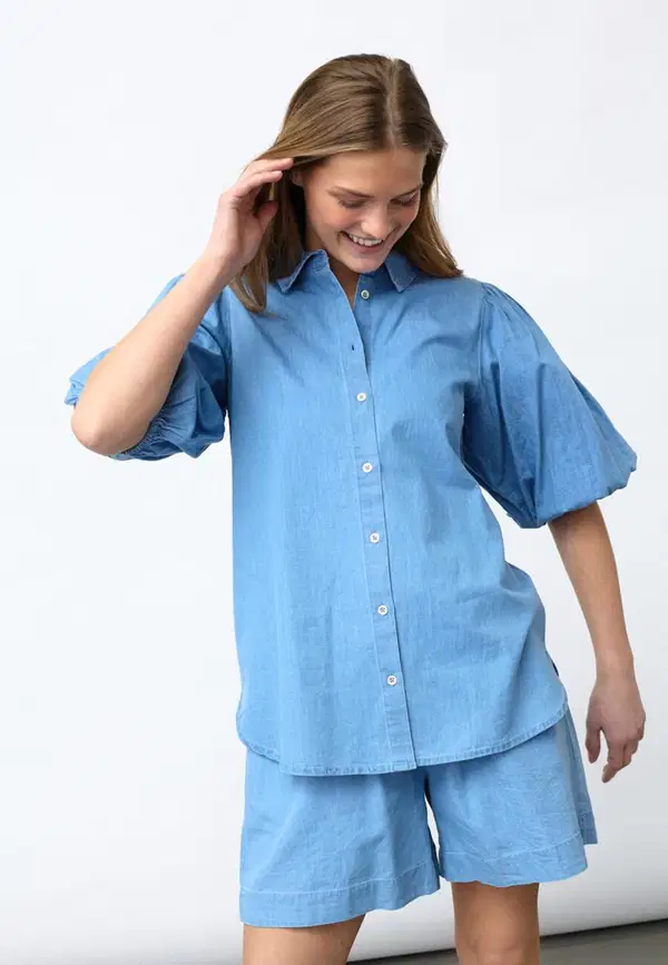 Sisters Point Blouse Ella-Sh75 Blauw 1