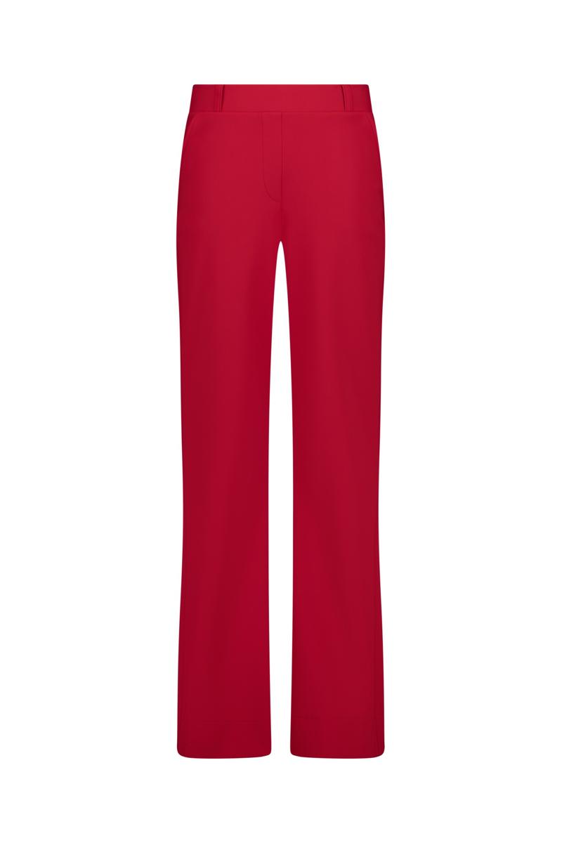Studio Anneloes Pantalon Flair Bonded Rood 2