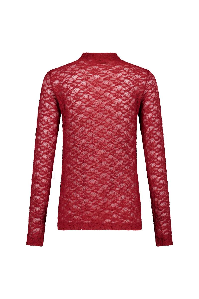 Studio Anneloes Longsleeve Reagan lace col t Rood 2