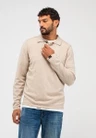 Butcher of Blue Trui Clifden Polo Beige 1