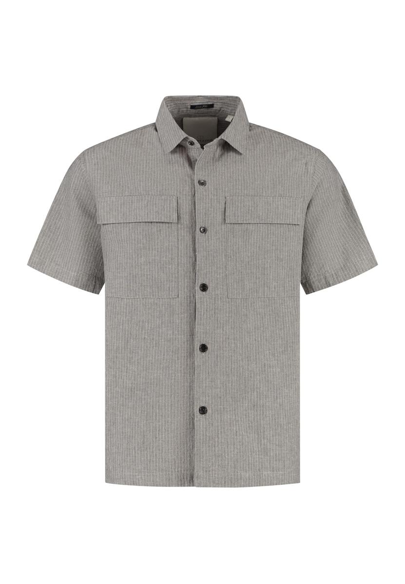 Dstrezzed Overhemd Pinstripe Bruin 2