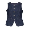 Geisha Gilet 65138-10 Blauw 2