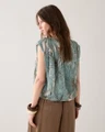 Summum Blouse 2s3494-12450 Blauw 3