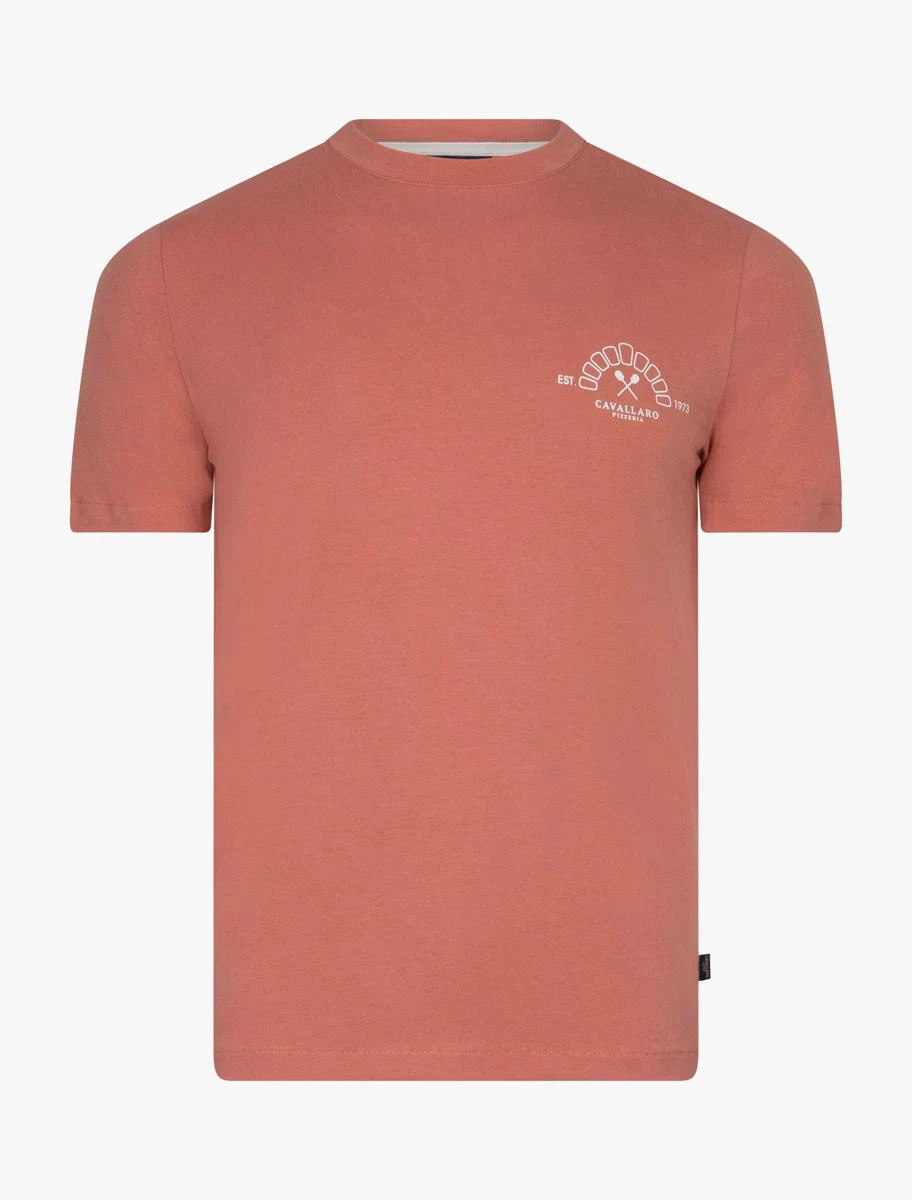 Cavallaro T-Shirt Don Pomodoro Oranje 1