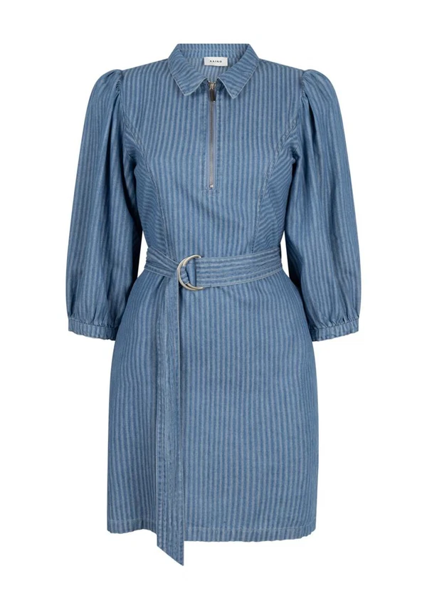 Aaiko Jurk SEMIRA STRIPE CO Blauw 1