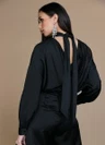 Freebird Blouse Teresa Wv-Heavy-V Zwart 3