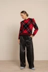 Studio Anneloes Trui Arly argyle pullo Rood 5