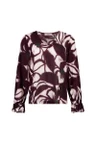 Studio Anneloes Blouse Paula flower top Paars 1