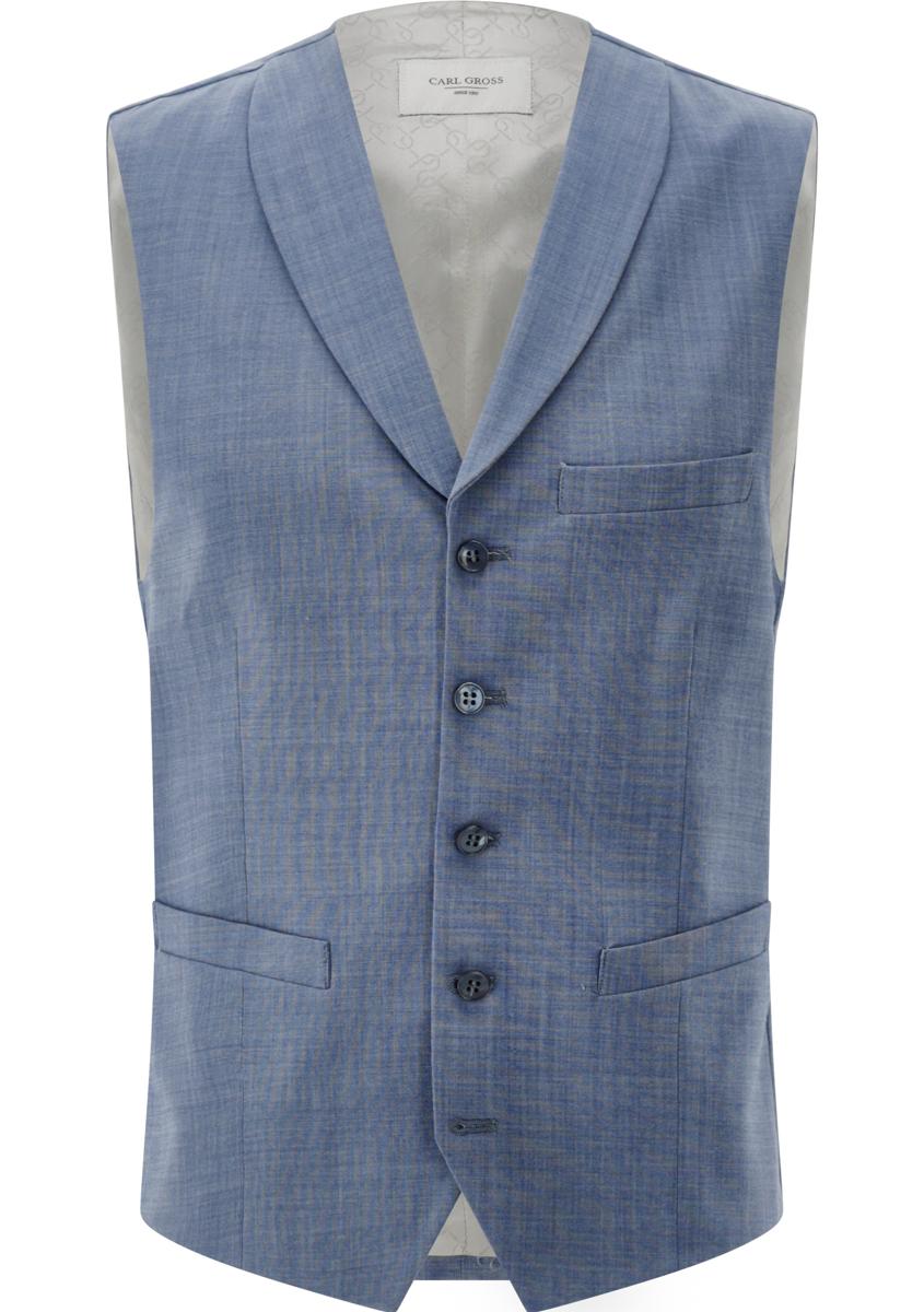Carl Gross Gilet Warren Blauw 1