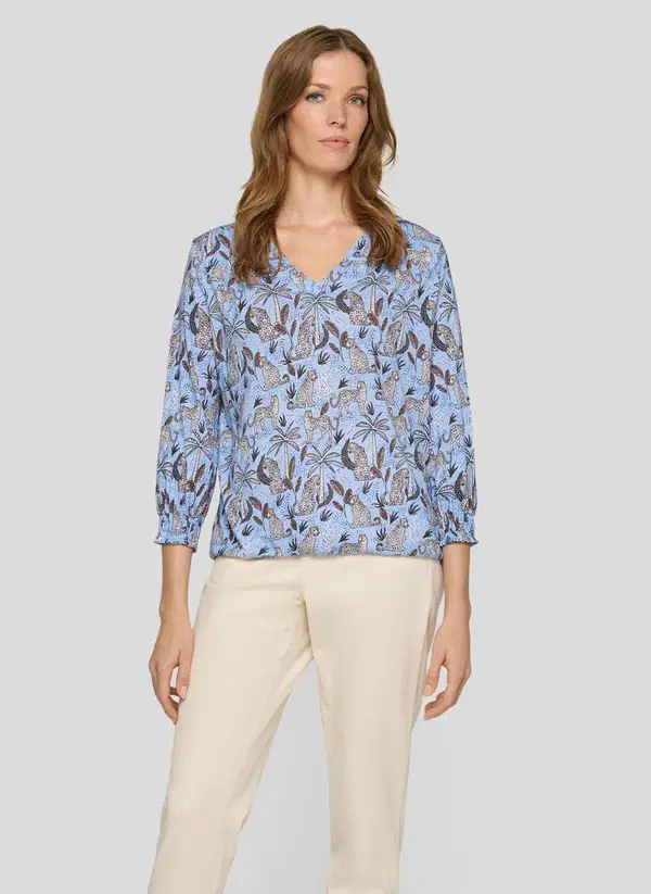 Rabe Blouse 56-118359 Blauw 1