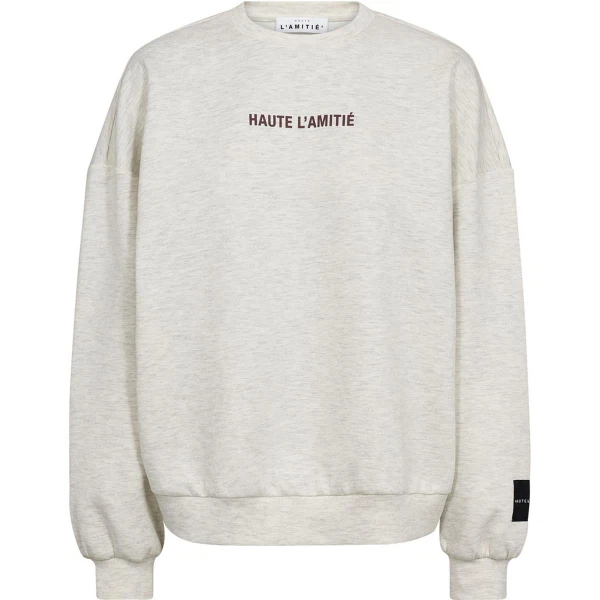 Haute L'Amitié Sweater Back Print Studio Off-White 1