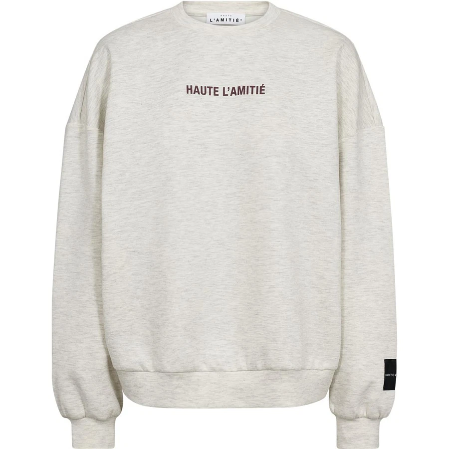 Haute L'Amitié Sweater Back Print Studio Off-White 1