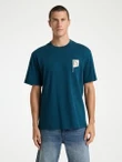 CHASIN T-Shirt Reco Blauw 1