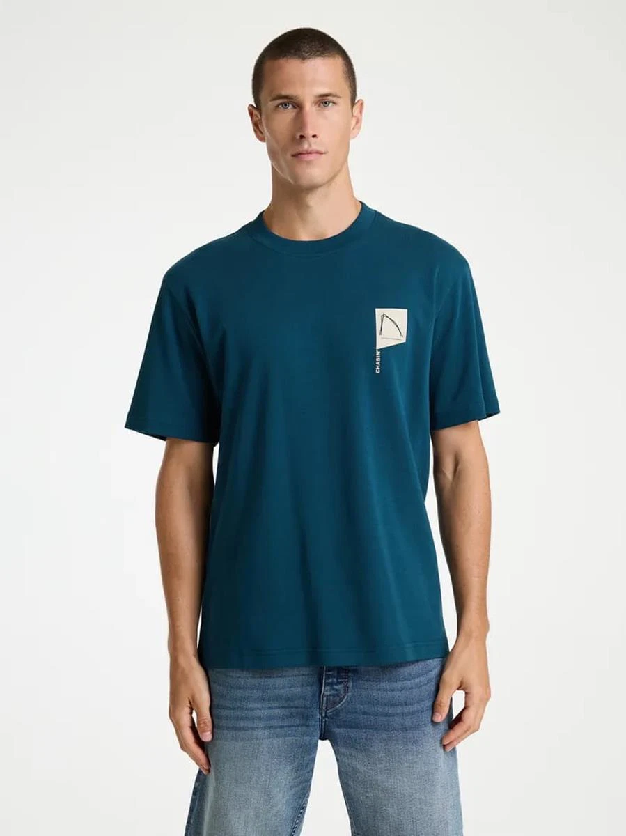 CHASIN T-Shirt Reco Blauw 1