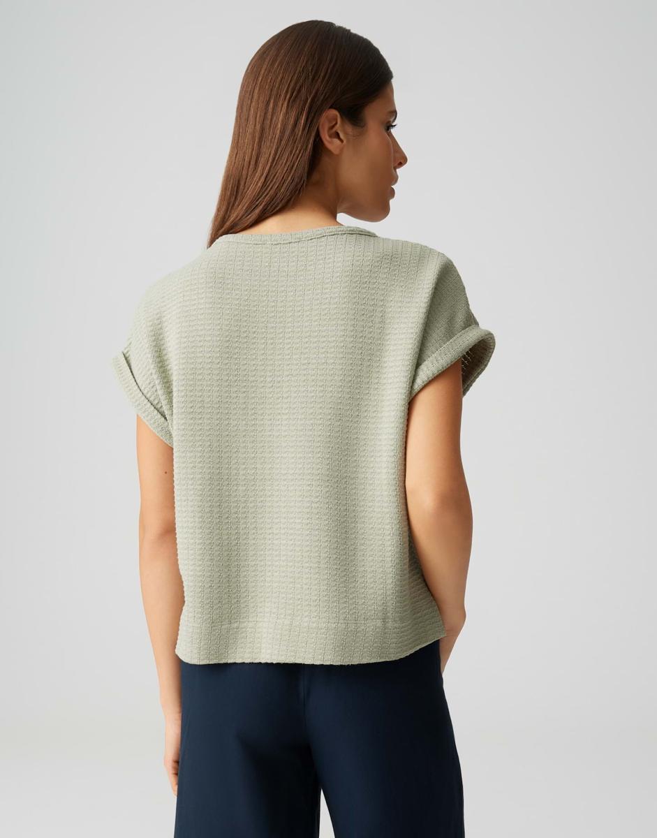 OPUS T-Shirt Sishell Groen 3
