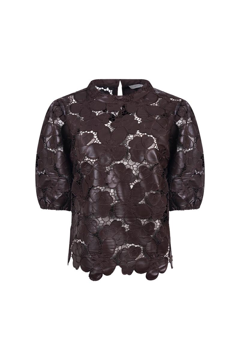 NUKUS T-Shirt NKF01105 Bruin 1