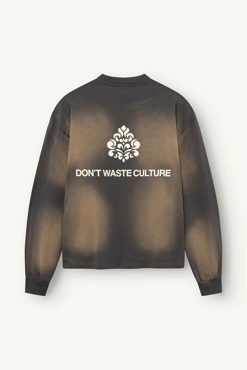 Don't waste culture Sweater Fade Grijs 4