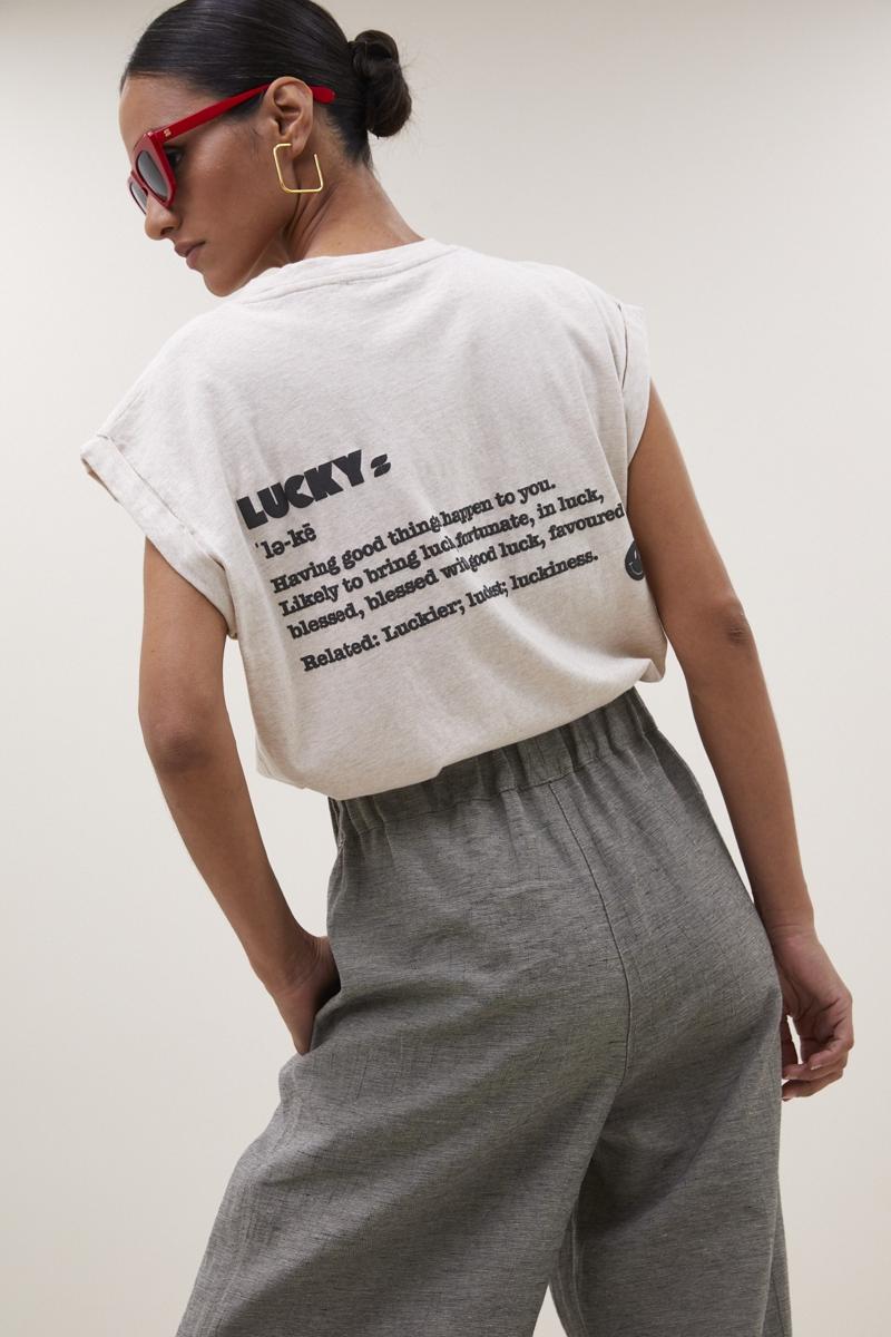 By-Bar T-Shirt Tobi Dictionairy Off-White 3
