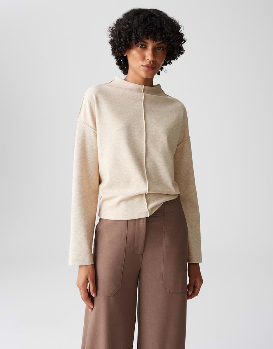 OPUS T-Shirt Sinzi Beige 1