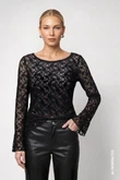 Monari Longsleeve 809810 Zwart 1