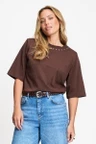 POM Amsterdam T-Shirt SP9720 Bruin 1