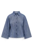 Label DOT Blouse Amber Blauw 2
