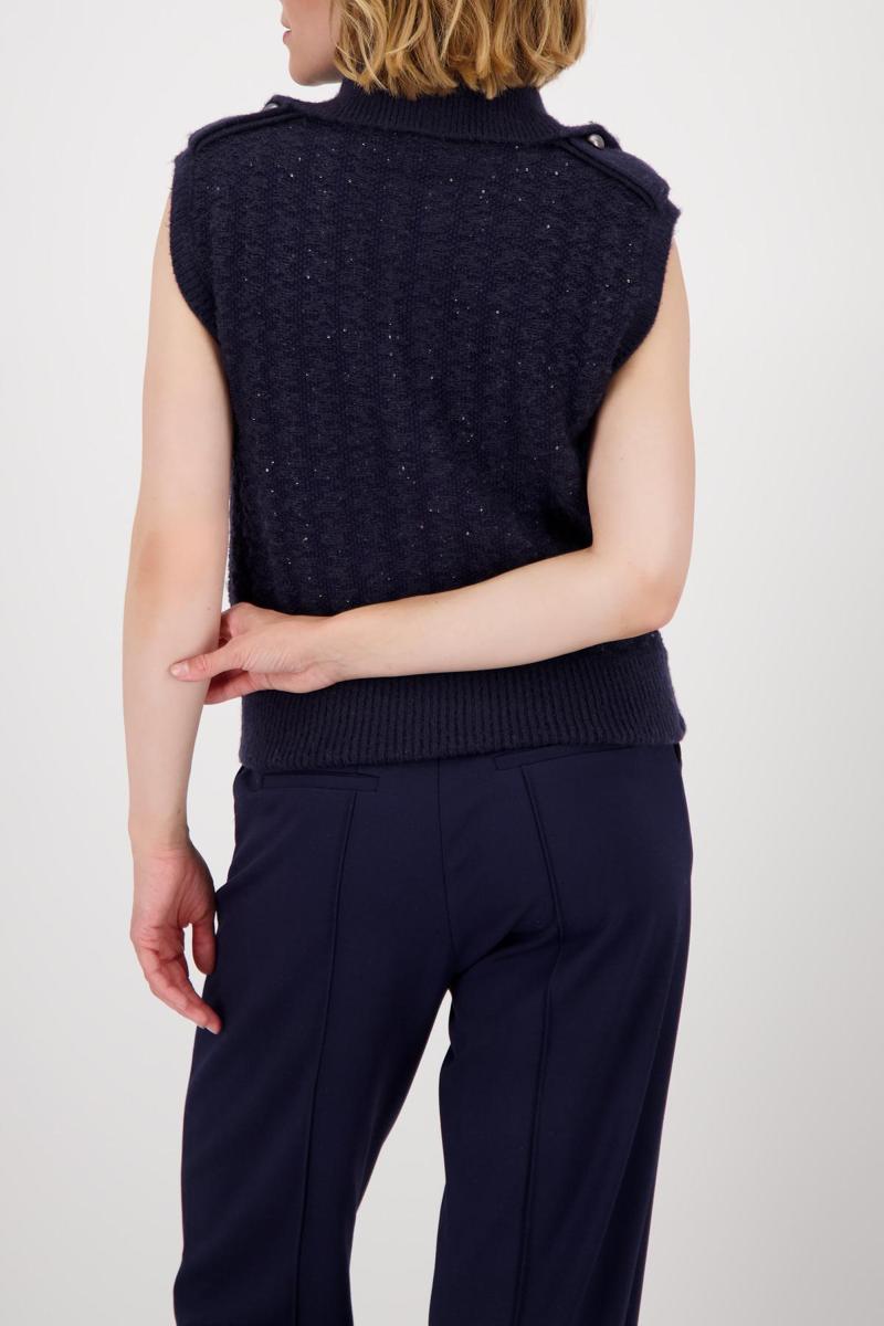 Monari Gilet 809107 Blauw 3