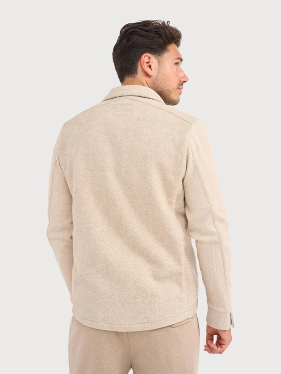 Blue Industry Overshirt NAPOLI-W26-M13 Beige 4