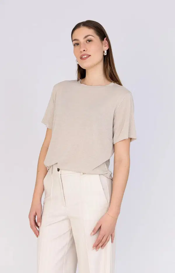 Anna T-Shirt 26a04-03701-2 Beige 1
