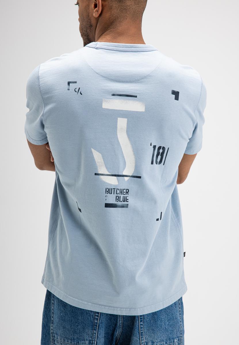 Butcher of Blue T-Shirt M2622021 Blauw 4