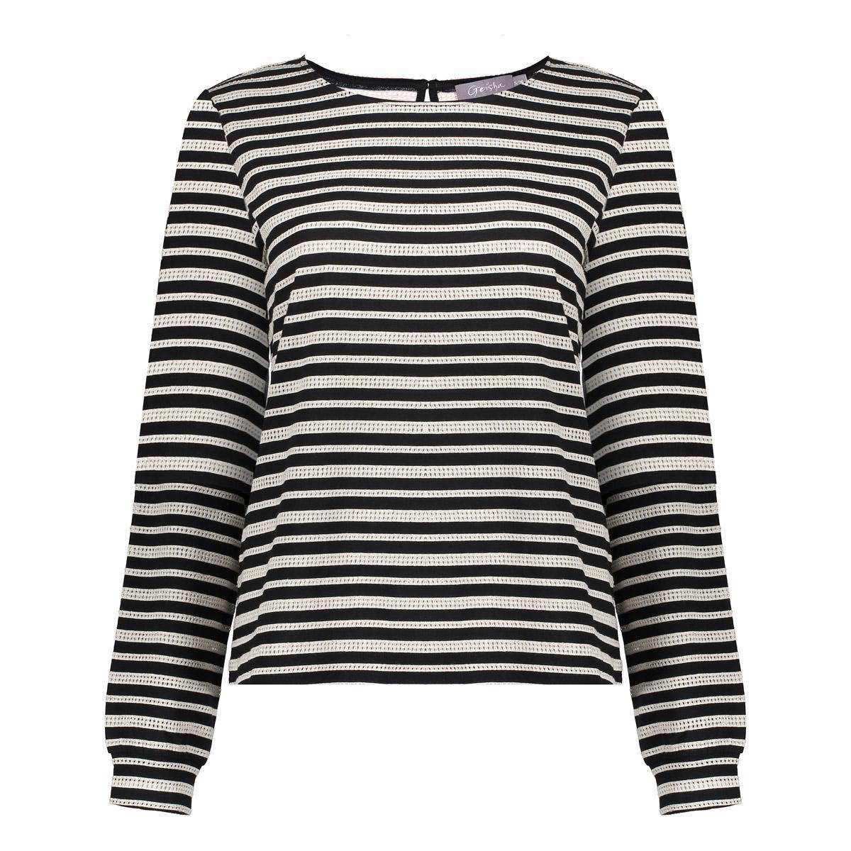 Geisha Longsleeve 52563-47 Zwart 2