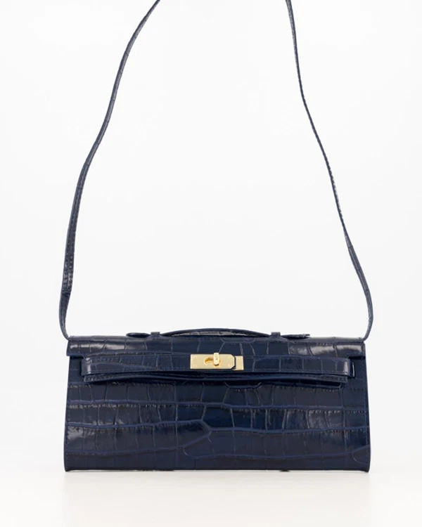 New Apparel Tas Palermo-Cr-G Blauw 1