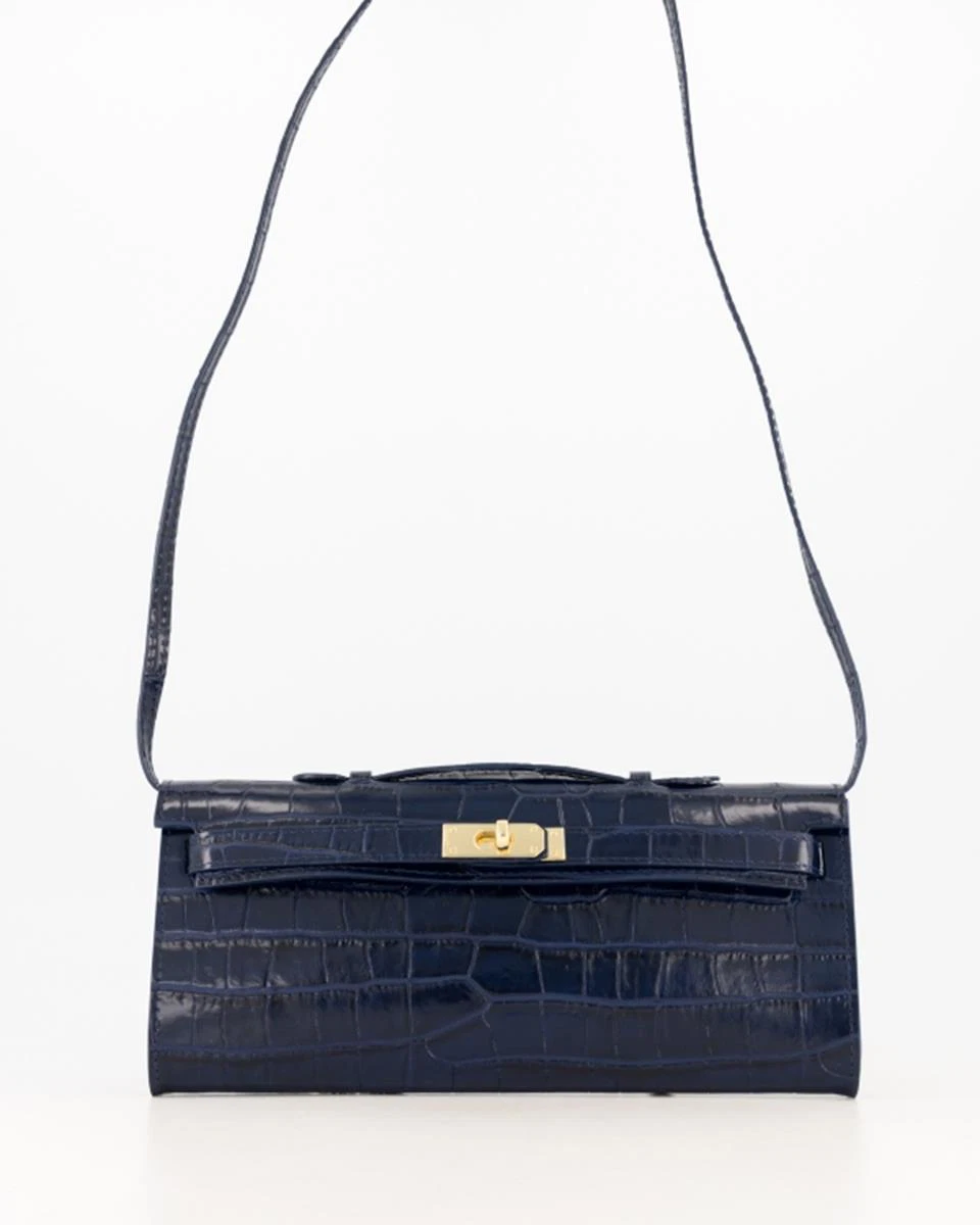 New Apparel Tas Palermo-Cr-G Blauw 1