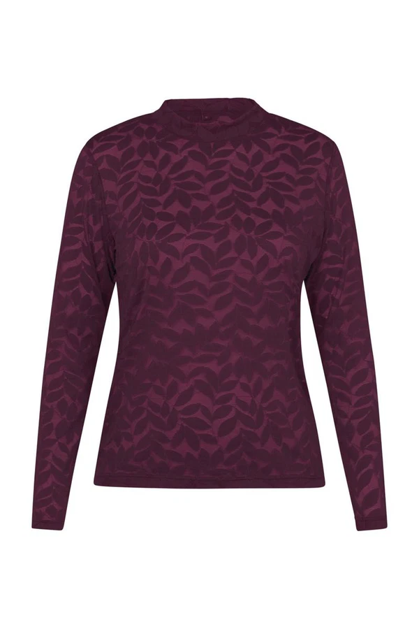 Studio Anneloes T-Shirt Reagan lace top Paars 1