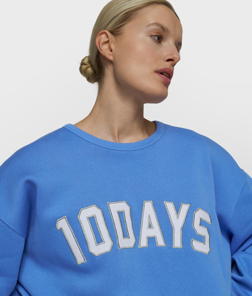 10DAYS Sweater 20-830-6203 Blauw 4